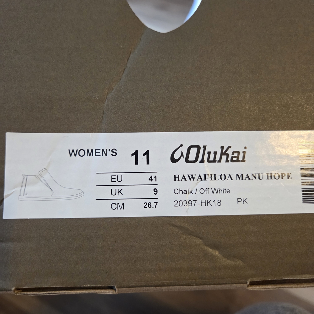 OluKai Women's Light Gray Slip-On Sneakers - Picture 6 of 6
